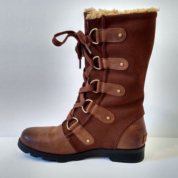 sorel emelie lace up boot